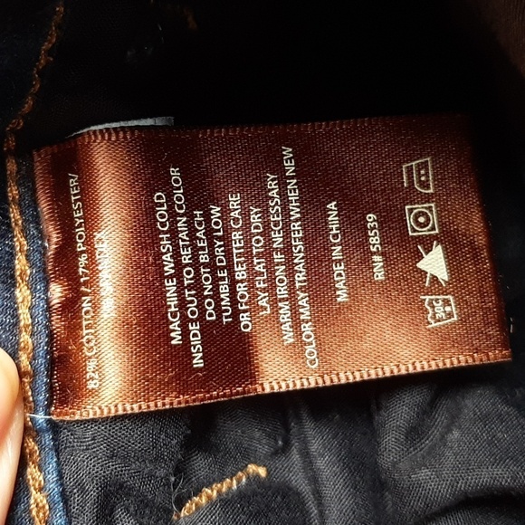 Kut from the Kloth Lucille Skinny Jeans Women's 2 Dark Wash Mid Rise Slim - Picture 7 of 7